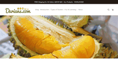 Desktop Screenshot of durians.com